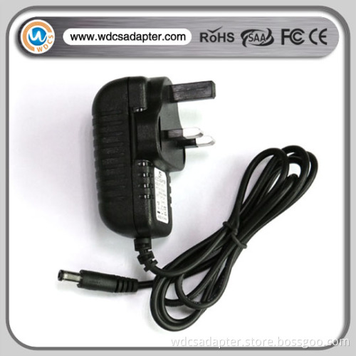 High quality offer CE rohs 220v 12v 1a 2a dc power adapter transformer UK EU US Plug used in Router CCTV Camera TV